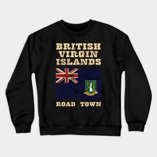 Flag of British Virgin Islands Crewneck Sweatshirt